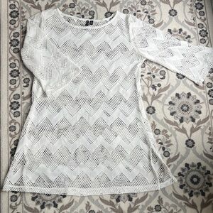 Pacific Beach White Swimsuit Cover Up